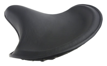  V-Twin Mfg. Black Leather Thin Style Solo Seat For Harley 1936-1984