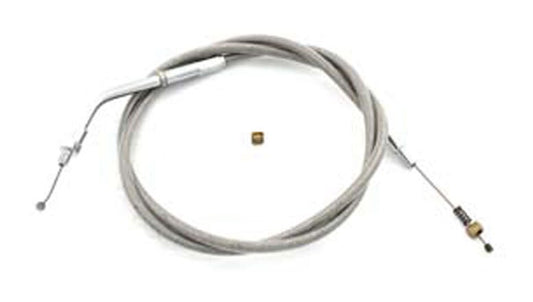  V-Twin Mfg. Braided Stainless Steel Idle Cable With 38" Casing For S&S E / G Carburetor