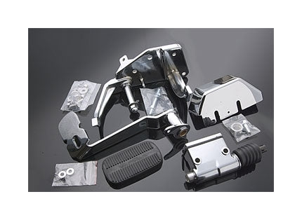 V-Twin Mfg. Brake Side Forward Control And Floorboard Mounting Kit For Harley FL Softail 1986-1999