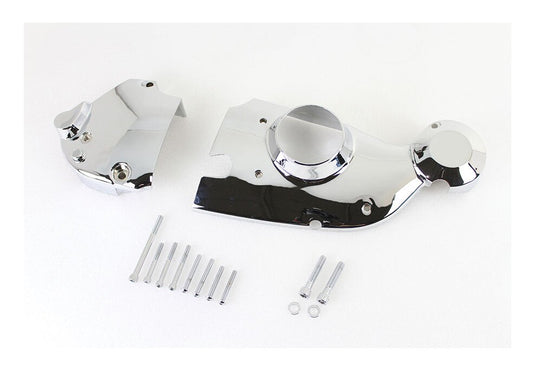  V-Twin Mfg. Chrome Cam And Sprocket Cover Dress-Up Kit For Harley Sportster 1971-1976
