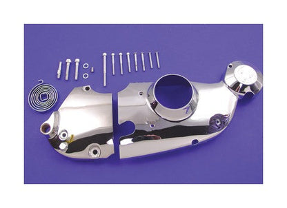V-Twin Mfg. Chrome Cam And Sprocket Cover Dress-Up Kit For Harley Sportster 1971-1976