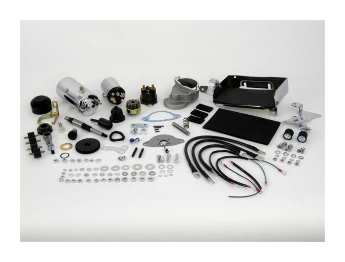  V-Twin Mfg. Chrome Electric Start Conversion Kit For Harley FL 1970-1979