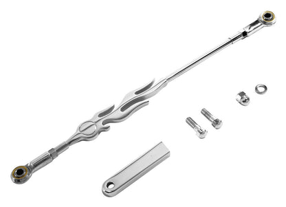 V-Twin Mfg. Chrome Flame Shift Rod Kits