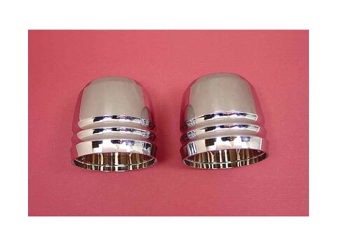  V-Twin Mfg. Fork Boot Covers For Harley Dyna 2006-2017