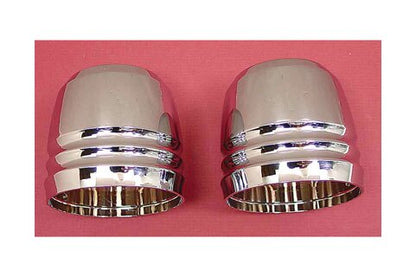 V-Twin Mfg. Fork Boot Covers For Harley Dyna 2006-2017