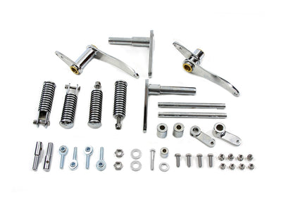  V-Twin Mfg. Chrome Forward Control Kit For Harley Sportster 1977-1978