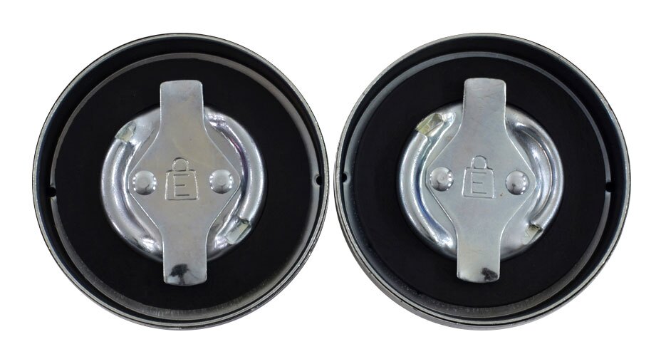 V-Twin Mfg. High-Profile Gas Cap Set For Harley 1936-1964