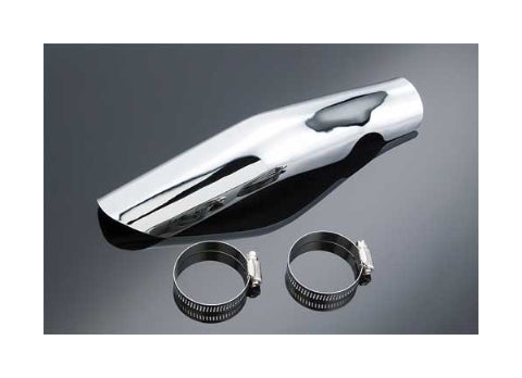  V-Twin Mfg. Chrome Heat Shield For Rear Pipe For Harley Touring 1970-1984