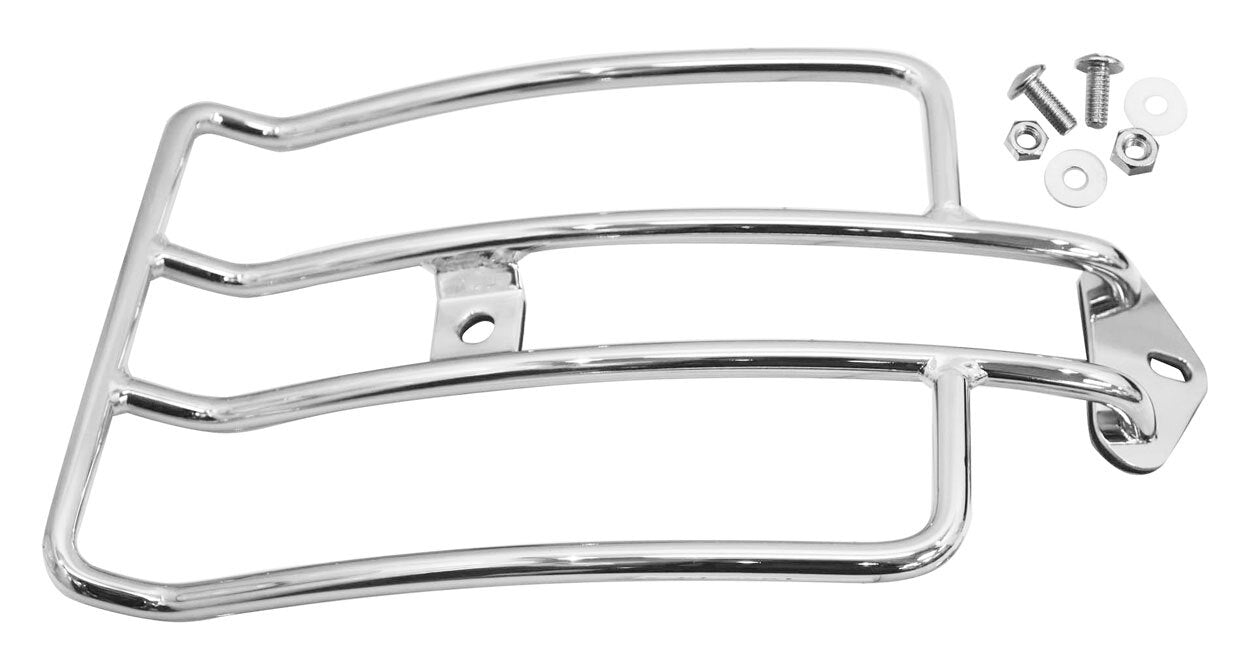 V-Twin Mfg. Chrome Luggage Rack For Harley FX Softail 2006-2017