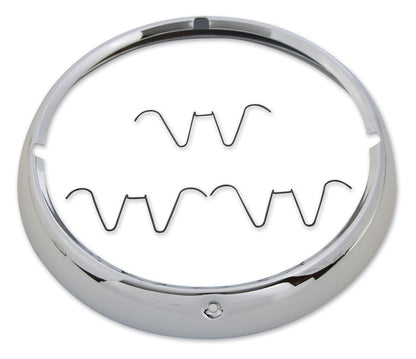 V-Twin Mfg. Outer Headlight Trim Ring For Harley Touring 1983-2013