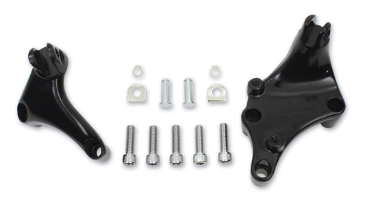  V-Twin Mfg. Chrome Passenger Footpeg Mount Kit For Harley Sportster 2014-2022