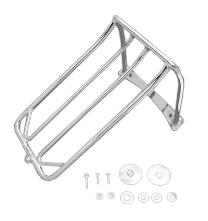 V-Twin Mfg. Chrome Solo Seat Luggage Rack For Harley FXDWG 2006-2017