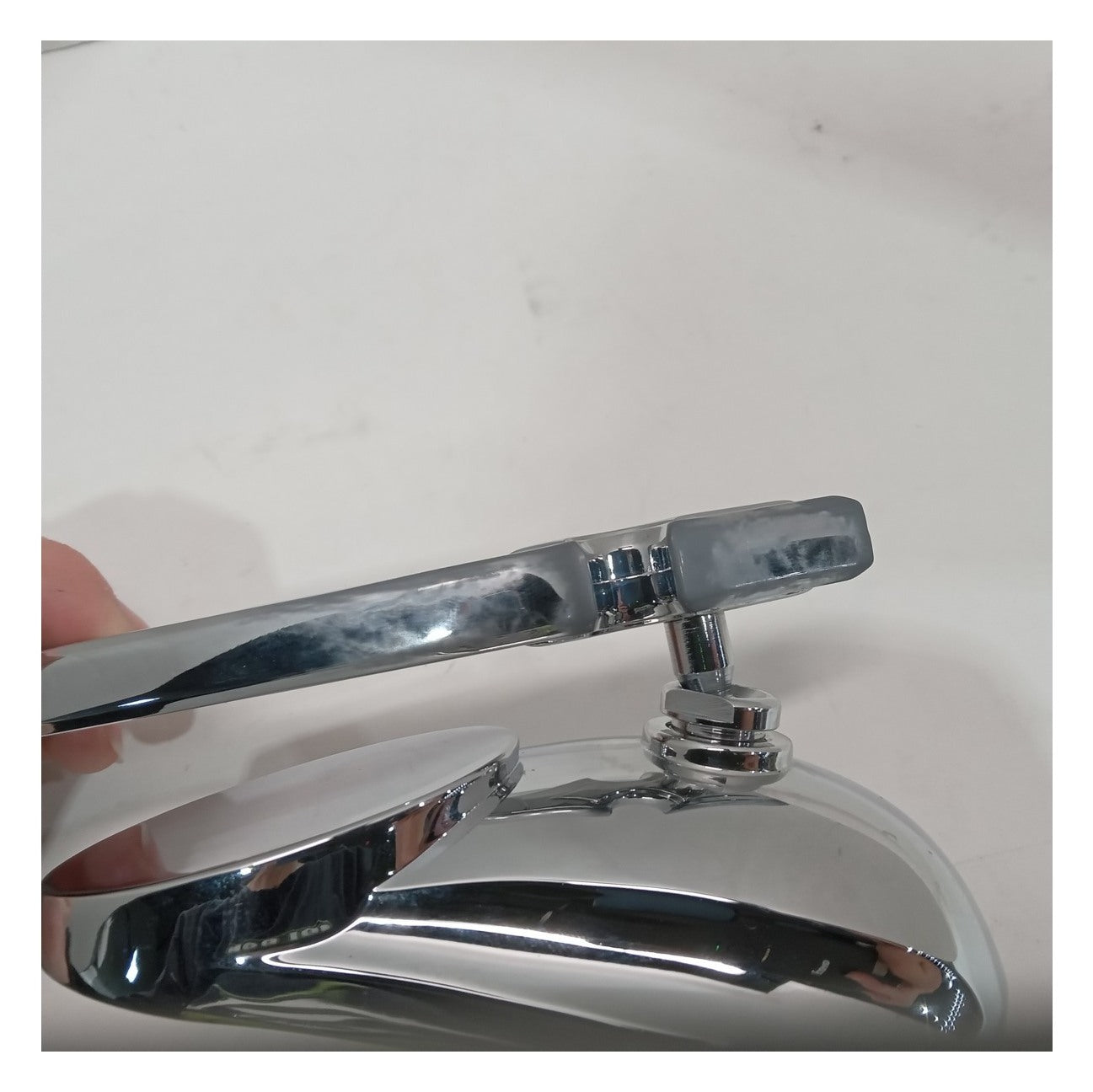 V-Twin Mfg. Chrome Split Vision Mirror Set With Pointed Stem [Blemished - Very Good]