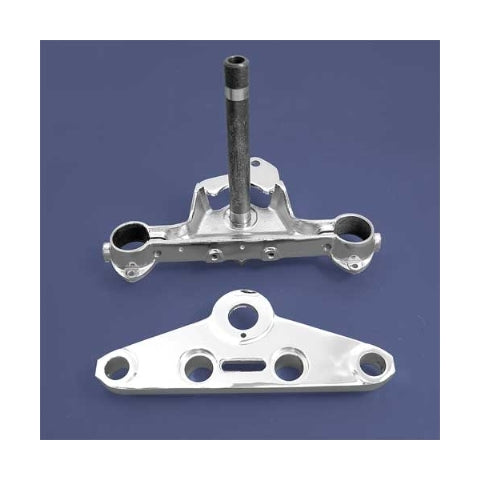 V-Twin Mfg. Chrome Triple Trees For Harley FL 1960-1984