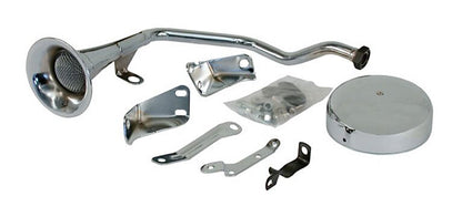  V-Twin Mfg. Complete Jubilee Anniversary 6V Trumpet Horn Kit For Harley Panhead 1948-1964