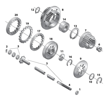  V-Twin Mfg. Clutch Adjusting Screw For Harley Big Twin 1984-1997
