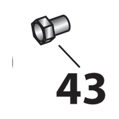  V-Twin Mfg. Clutch Adjusting Screw Locknut For Harley Sportster 1954-1970
