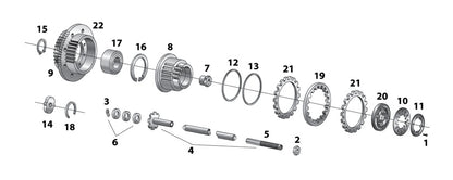 V-Twin Mfg. Clutch Diaphragm Spring For Harley Big Twin 1998-2006