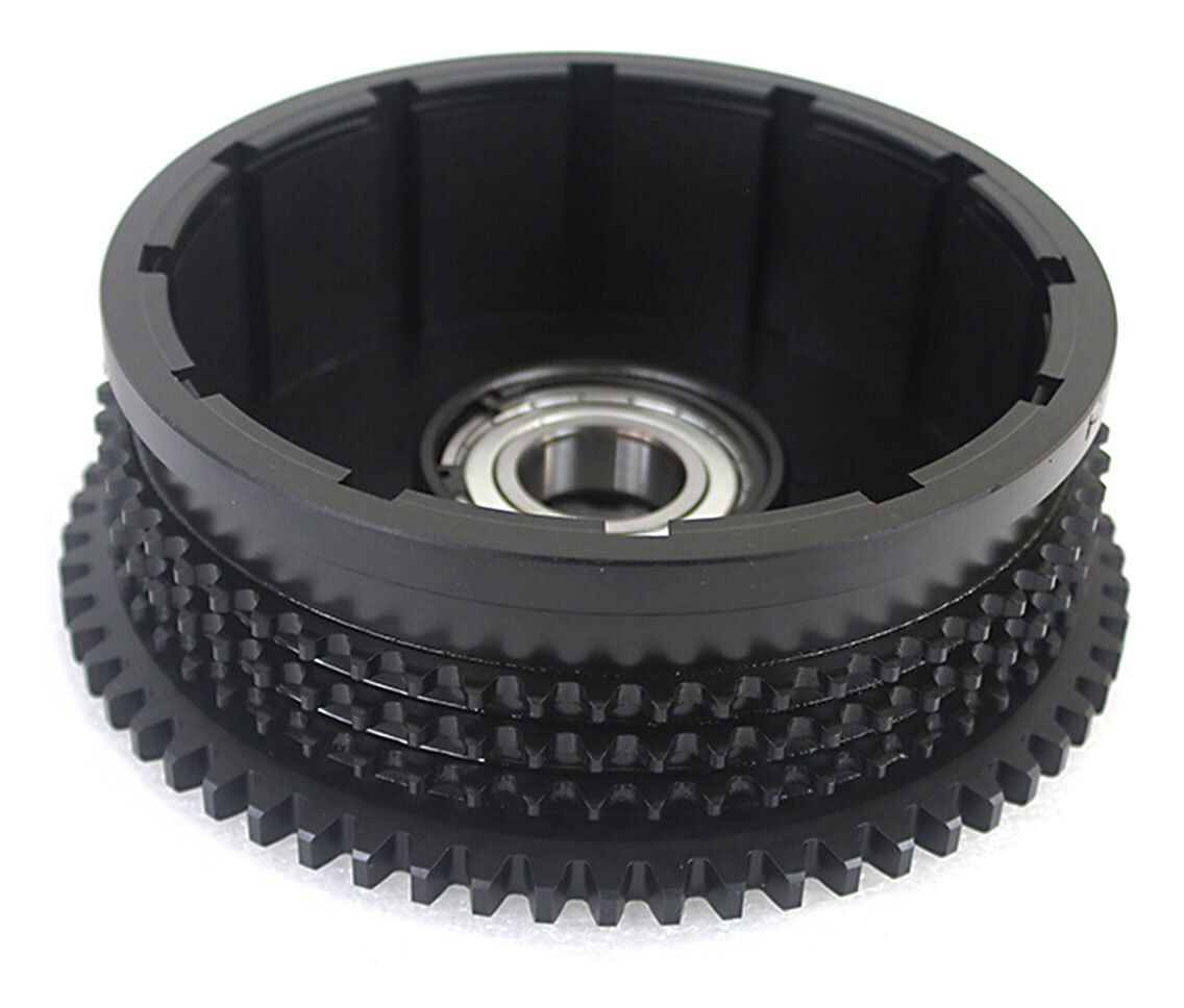  V-Twin Mfg. Clutch Drum With Ratchet Plate And Bearing For Harley Sportster 1971-1980