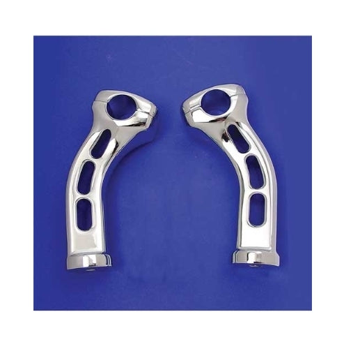  V-Twin Mfg. Curved Handlebar 5-1/2" Riser Set 5-1/2" Rise [Open Box]