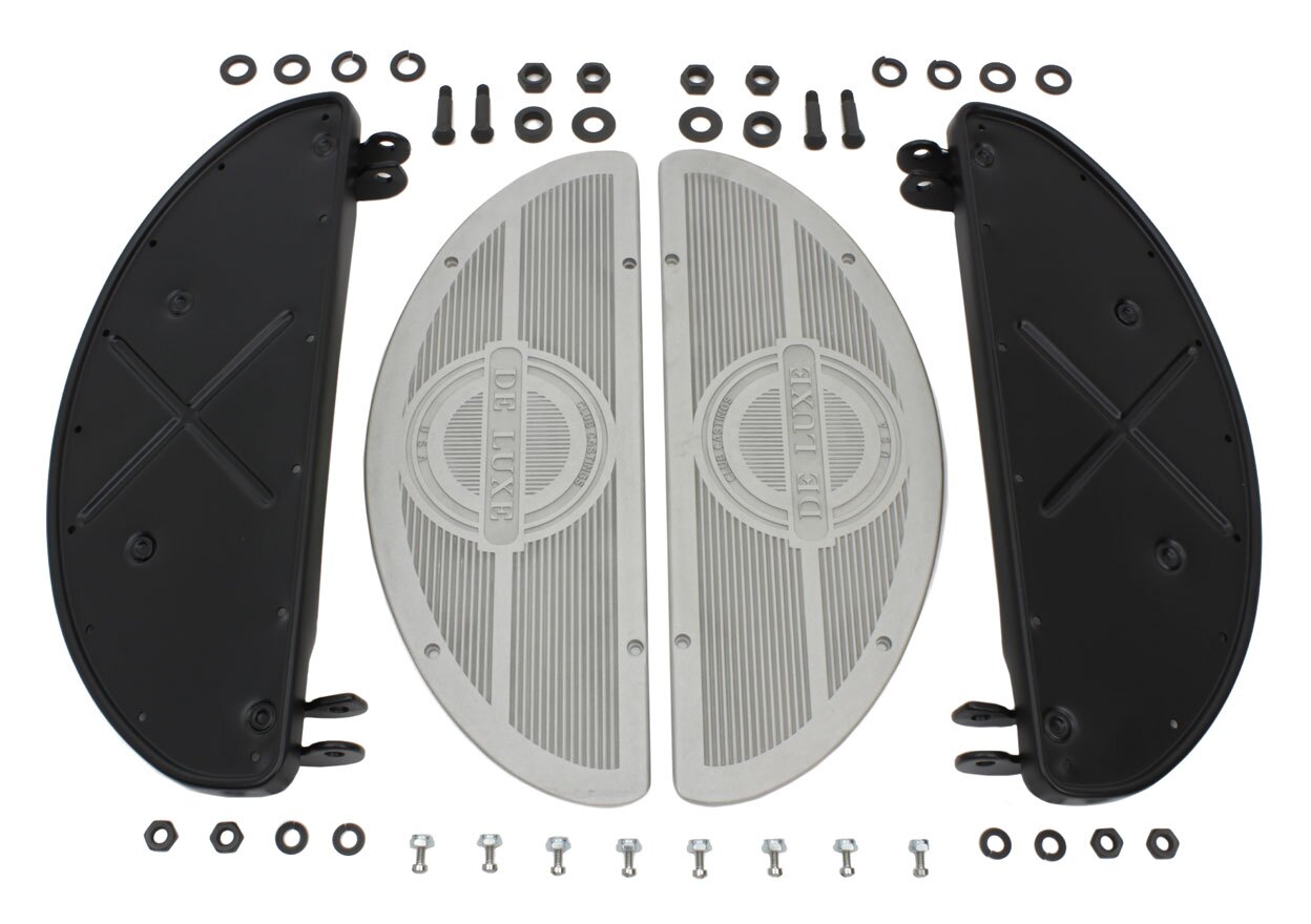 V-Twin Mfg. Deluxe Half Moon Floorboard Kit