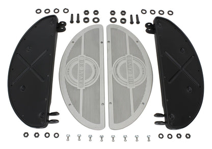 V-Twin Mfg. Deluxe Half Moon Floorboard Kit