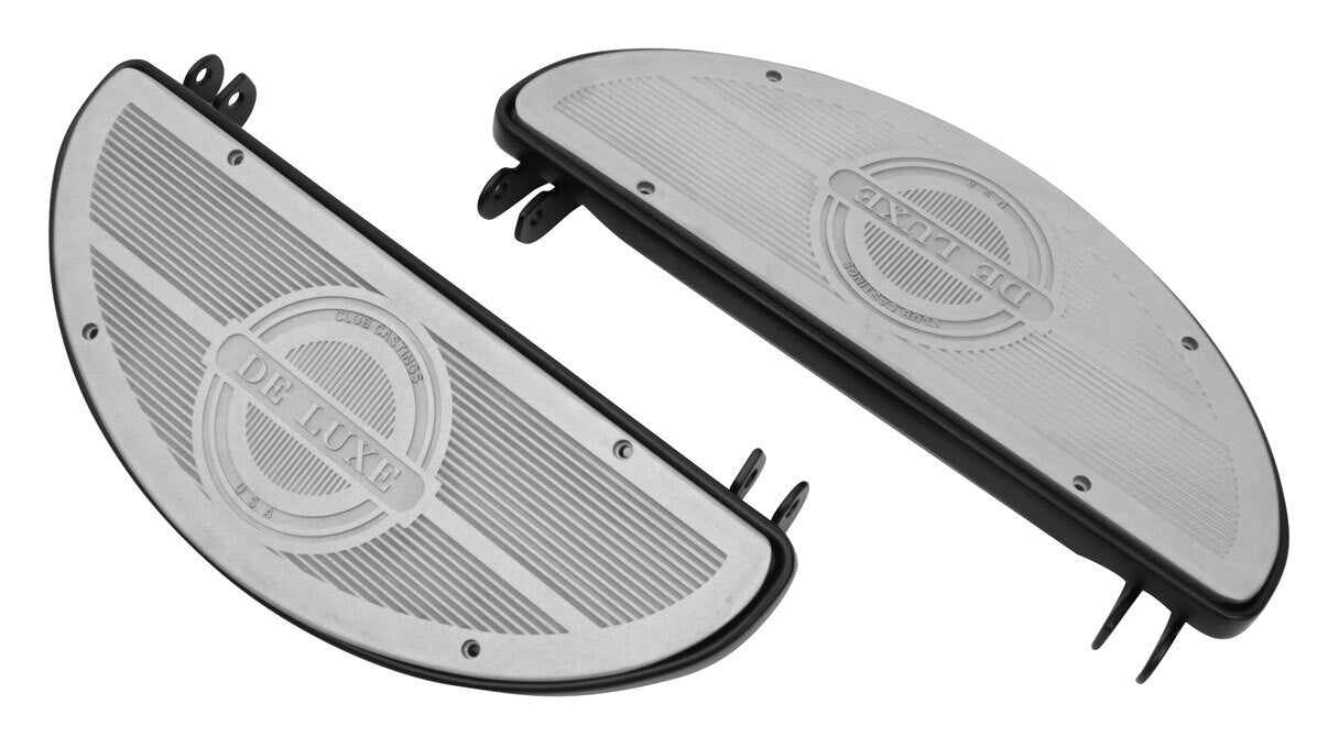V-Twin Mfg. Deluxe Half Moon Floorboard Kit