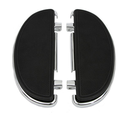  V-Twin Mfg. Driver Half Moon Footboard Set For Harley 1984-2026
