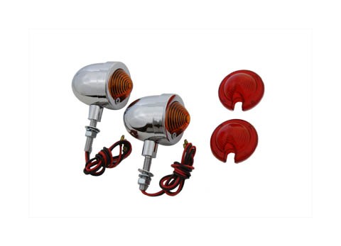 V-Twin Mfg. Egg Style Marker Lamp Set
