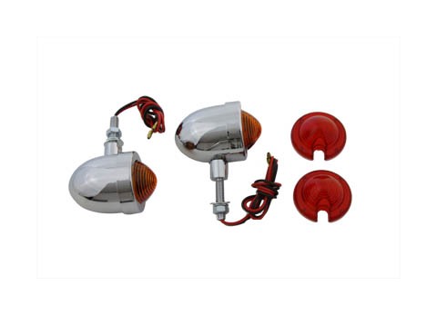 V-Twin Mfg. Egg Style Marker Lamp Set
