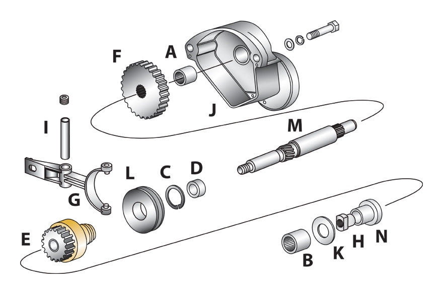 V-Twin Mfg. Electric Starter Assembly Kit For Harley FLT / FXR 1980-1984