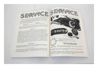 V-Twin Mfg. Factory Service Bulletin For Harley Big Twins 1930-1940