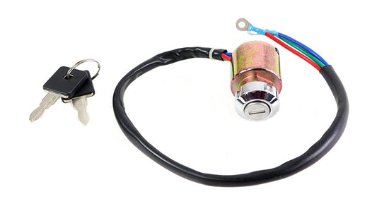  V-Twin Mfg. Flat Key Ignition Switch For Harley Sportster 1991-2011