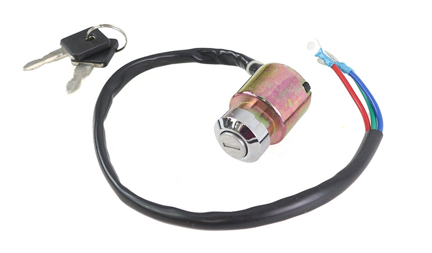  V-Twin Mfg. Flat Key Ignition Switch For Harley Sportster 1991-2011