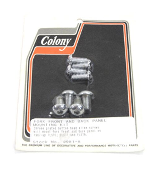 V-Twin Mfg. Fork Cover Mount Kit For Front And Rear Panels