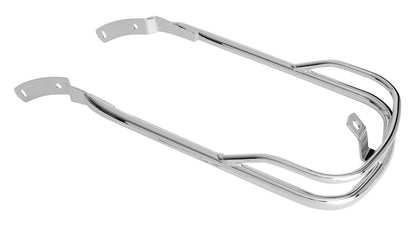 V-Twin Mfg. Front Chrome V-Design Fender Trim Rail For Harley FL Softail 1987-2017