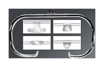  V-Twin Mfg. 1" Front Highway Bars For Harley WL / G 1932-1973