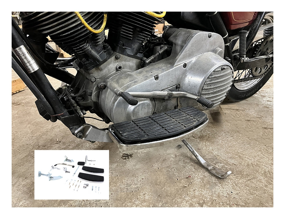 V-Twin Mfg. FXRP Style Footboard Control Kit For Harley FXR 1982-1994