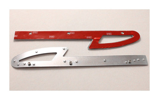  V-Twin Mfg. Gas Tank Emblem Mount Strips For Harley FL 1955-1957