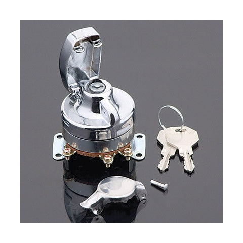  V-Twin Mfg. Heavy-Duty Electric Ignition Switch For Harley 1973-1995
