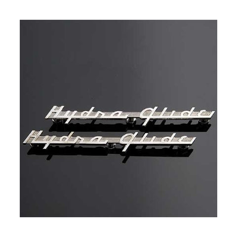 V-Twin Mfg. Hydra-Glide Fender Emblem Set For Harley FL 1950-1951