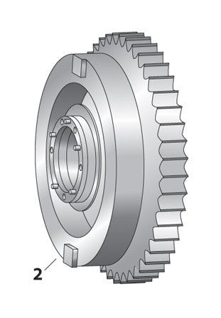  V-Twin Mfg. Hydraulic Rear Brake Drum For Harley FL 1958-1962