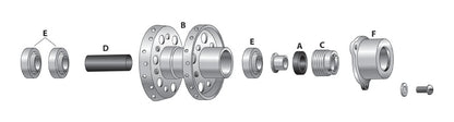  V-Twin Mfg. Inner Wheel Spacer For Harley FL / FX 1967-1972