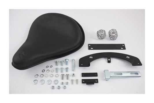  V-Twin Mfg. Leather Solo Seat Kit For Harley Sportster 1979-1981