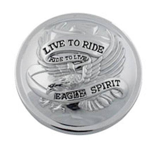 V-Twin Mfg. Live To Ride Gas Cap For Harley 1982-1995