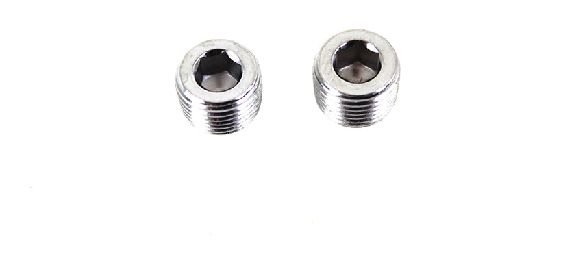 V-Twin Mfg. Lower Allen Fork Leg Plugs For Harley FL 1949-1976