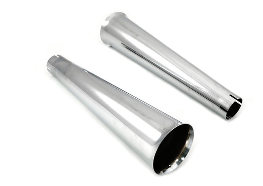  V-Twin Mfg. Megaphone Tip Set For Harley FL 1958-1984