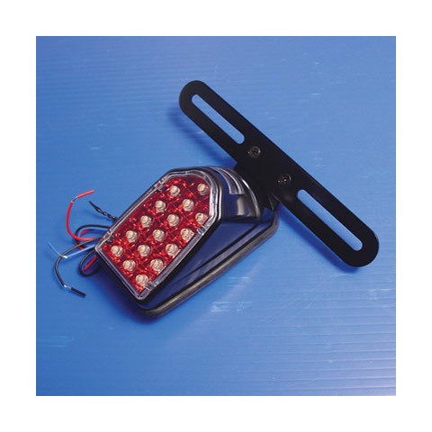  V-Twin Mfg. Mini Tombstone LED Tail Lamp With Bracket