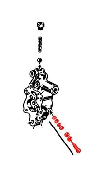  V-Twin Mfg. Oil Pump Oil Adjusting Screw Kit For Harley FL EL VL 1932-1954