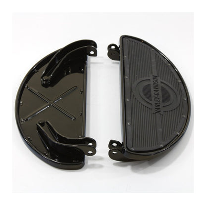  V-Twin Mfg. Oval Shape Floorboards With Rubber Inserts For Harley 1940-1984